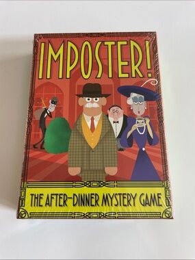 Imposter! After-Dinner Mystery Game - Orange Box
